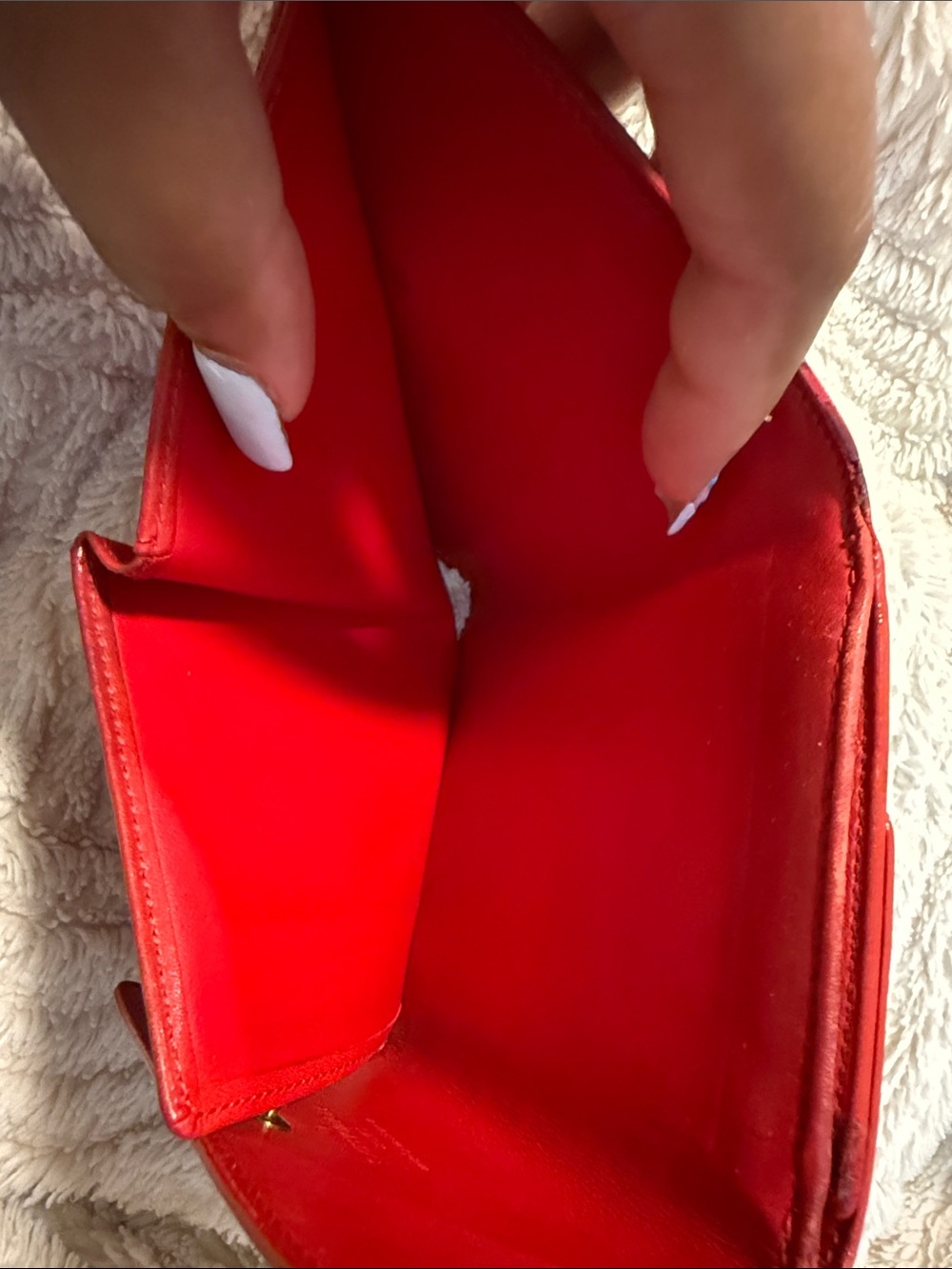 Louis Vuitton Monogram Vernis Elise Wallet-Red - Picture 7 of 7